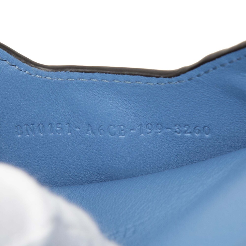 Pre-Loved Fendi Zucca Embossed Leather Envelope Clutch - Picture 6 of 8